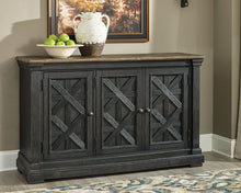 Load image into Gallery viewer, Tyler Creek - Dining Room Server - Black / Gray