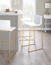 Load image into Gallery viewer, Mara - Contemporary Upholstered Barstool (Set of 2)