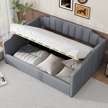 Load image into Gallery viewer, Modern Upholstered Daybed With Underneath Storage