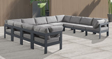 Load image into Gallery viewer, Nizuc - Outdoor Patio 11 Piece Modular Sectional With Gray Frame