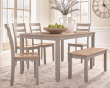 Load image into Gallery viewer, Harperfeld - Dining Room Table Set (Set of 6) - Natural / Gray