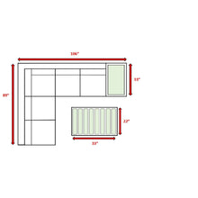 Load image into Gallery viewer, Stylish Entertainment Sectional Set, Outdoor Living