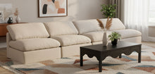 Load image into Gallery viewer, Indulge - Linen 4 Seat Modular Armless Sofa