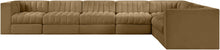 Load image into Gallery viewer, Rummi - Velvet Performance Fabric Upholstered 7 Piece Modular Sectional (With 3 Corner Chairs)