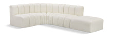 Load image into Gallery viewer, Arc - Faux Leather 5 Piece Corner Modular Sofa