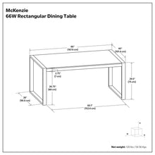 Load image into Gallery viewer, Mckenzie - Crafted Dining Table