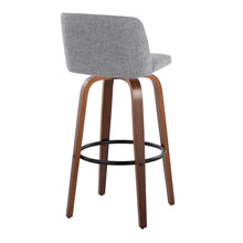 Load image into Gallery viewer, Toriano - Mid Century Modern Fixed Height Barstool Swivel And Round Footrest (Set of 2)
