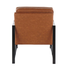Load image into Gallery viewer, Franklin - Contemporary Arm Chair - Black / Camel