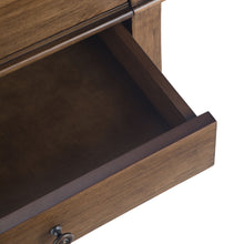 Load image into Gallery viewer, Carlton - Bedside Table - Rustic Natural Aged Brown