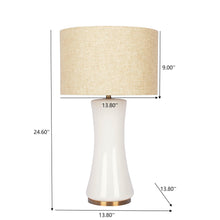 Load image into Gallery viewer, Cascade - Lamp Base Table Lamp - Beige / Gold / White
