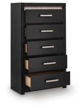 Load image into Gallery viewer, Brizmore - Five Drawer Chest - Black