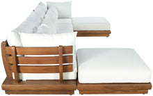 Load image into Gallery viewer, Mirella - 6 Piece Water Resistant Fabric Upholstered Outdoor Patio Modular Sectional