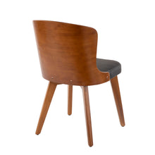 Load image into Gallery viewer, Bocello - Mid-Century Chair - Walnut / Black