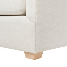 Load image into Gallery viewer, Ada - Flared Arm Contemporary Sofa With Lumbar Pillows - Flax White