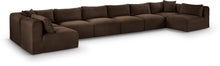 Load image into Gallery viewer, Shaggy - 8 Piece Modular U-Shaped Armless Sectional