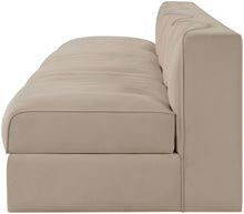 Load image into Gallery viewer, Rummi - Armless Velvet Performance Fabric Upholstered 4 Piece Modular Sofa