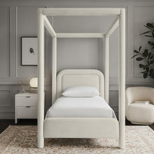 Load image into Gallery viewer, Salina - Linen Textured Fabric Upholstered Bed