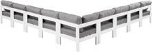 Load image into Gallery viewer, Nizuc - Outdoor Patio 9 Piece Modular Sectional With White Frame