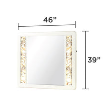 Load image into Gallery viewer, La Pierre - Rectangular Mirror With LED Lighting Panels - Beige