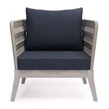Load image into Gallery viewer, Santiago - Outdoor Conversation Chair - Slate Gray
