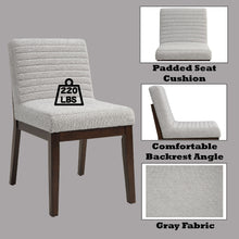 Load image into Gallery viewer, Edwyn - Linen Side Chair (Set of 2) - Gray