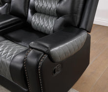 Load image into Gallery viewer, U89 - Black / Motion 3 Piece Sectional - Black