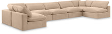 Load image into Gallery viewer, Comfy - 7 Piece Velvet Modular Armless Sectional