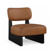 Load image into Gallery viewer, Vetra - Vegan Leather Upholstered Accent Chair With Black Base
