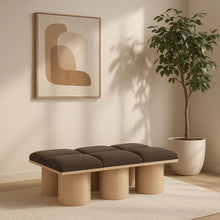Load image into Gallery viewer, Pavilion - 6 Piece Modular Bench With Natural Base