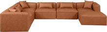 Load image into Gallery viewer, Cube - 7 Piece Modular Sectional - Cognac
