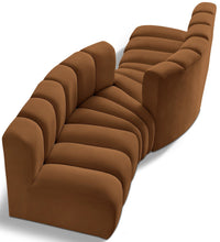 Load image into Gallery viewer, Arc - Velvet 4 Piece Sofa - Saddle