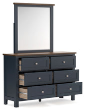 Load image into Gallery viewer, Landocken - Dresser and Mirror - Brown / Blue