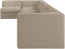 Load image into Gallery viewer, Rummi - Velvet Performance Fabric Upholstered 8 Piece Modular Sectional, L-Shaped (Right)
