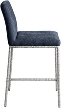 Load image into Gallery viewer, Reeves - Chenille Fabric Upholstered Counter Stool (Set of 2) - Silver Base