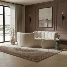 Load image into Gallery viewer, Arc - Boucle Fabric 4 Piece Curved Modular Sofa