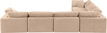 Load image into Gallery viewer, Comfy - 6 Piece Velvet Modular Corner Sectional