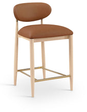 Load image into Gallery viewer, Riccio - Stool - Natural And Gold Frame