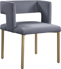 Load image into Gallery viewer, Caleb - Dining Chair with Gold Legs (Set of 2)