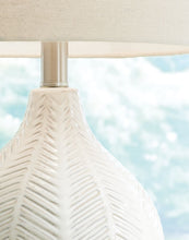 Load image into Gallery viewer, Rainermen - Ceramic Table Lamp - Off White