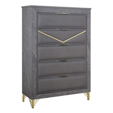 Load image into Gallery viewer, Symmetry - 5 Drawer Chest - Charcoal
