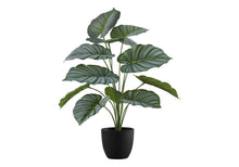 Load image into Gallery viewer, 24" Tall, Artificial Plant, Calathea, Indoor, Faux, Fake, Table, Greenery, Potted, Real Touch, Decorative - Green / Black