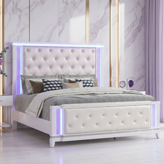 Opium - Bed With LED Lit Headboard