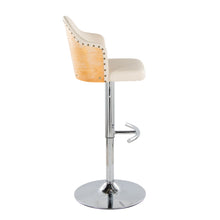 Load image into Gallery viewer, Ahoy - Contemporary Adjustable Barstool, Swivel With Rounded T Footrest (Set of 2)