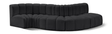 Load image into Gallery viewer, Arc - Faux Leather 5 Piece Modular Sofa