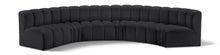Load image into Gallery viewer, Arc - Faux Leather 6 Piece U-Shaped Modular Sofa