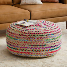 Load image into Gallery viewer, Margo - Large Round Pouf - Multicolor