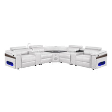 Load image into Gallery viewer, Nova - Sectional With Bluetooth Speaker, LED And Lifting Wine Cabinet