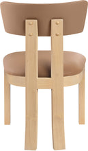 Load image into Gallery viewer, Lavrin - Vegan Leather Dining Side Chair (Set of 2) - Natural Base