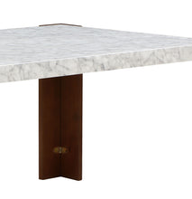 Load image into Gallery viewer, Hettie - Dining Table With Engineered Stone Top - Brown