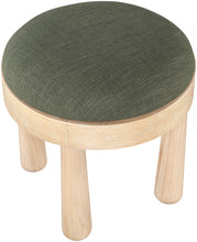 Load image into Gallery viewer, Larea - Linen Textured Fabric Ottoman - Natural Base